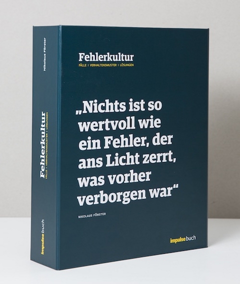 Fehlerkultur - Nikolaus F&ouml;rster