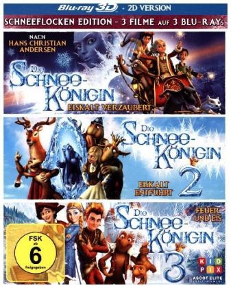 Die Schneek&ouml;nigin 1-3 Box, 3 Blu-ray