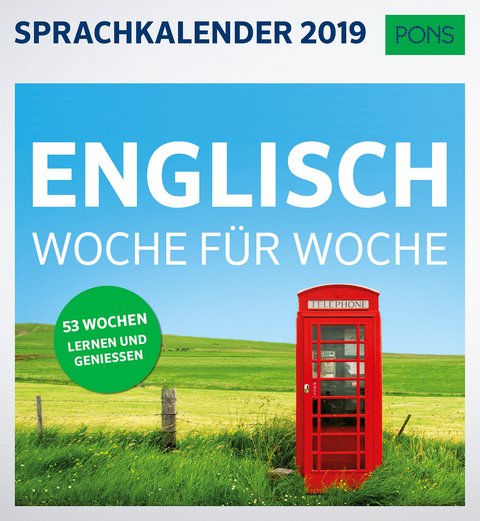 PONS Sprachkalender 2019 Englisch Woche f&uuml;r Woche