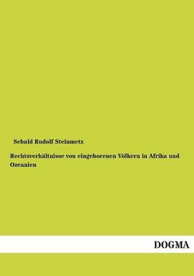 RechtsverhÃ¤ltnisse von eingeborenen VÃ¶lkern in Afrika und Ozeanien