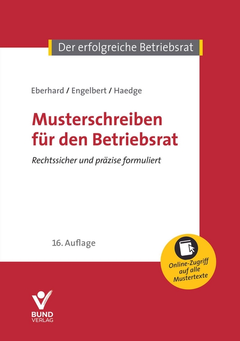Musterschreiben f&uuml;r den Betriebsrat - Klaus Eberhard, Volker Engelbert, Thomas Haedge