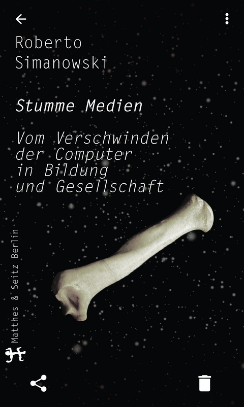 Stumme Medien - Roberto Simanowski