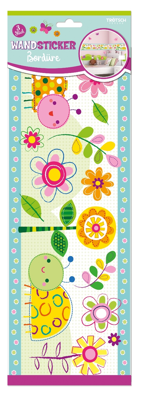 Wandsticker Bord&uuml;re Wiesenfreunde