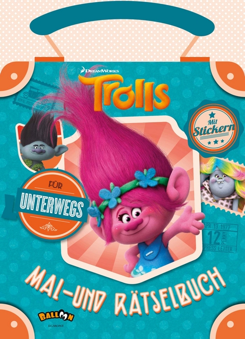 Trolls - Mein Mal- und R&auml;tselbuch f&uuml;r unterwegs