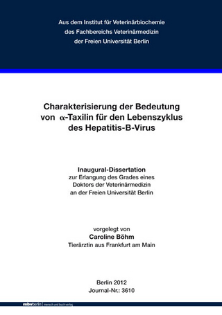 Charakterisierung der Bedeutung von α-Taxilin für den Lebenszyklus des Hepatitis-B-Virus