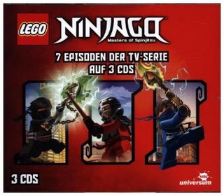 LEGO Ninjago Hörspielbox. Box.4, 3 Audio-CDs