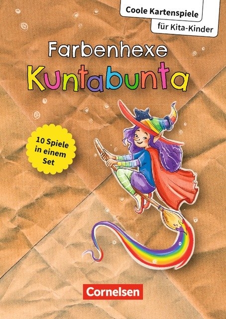 Coole Kartenspiele f&uuml;r Kita-Kinder / Farbenhexe Kuntabunta