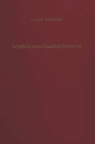 Schriften zum Staatskirchenrecht.