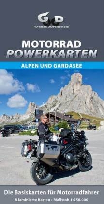 Motorrad Powerkarten Alpen und Gardasee - 