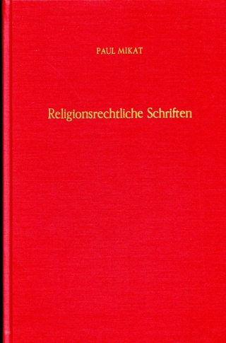 Religionsrechtliche Schriften.