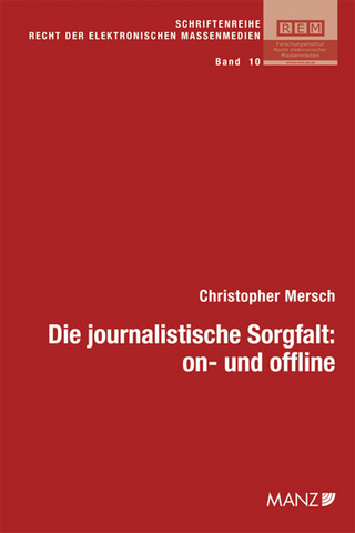Die journalistische Sorgfalt: on- und offline