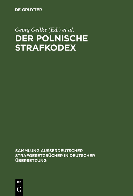 Der polnische Strafkodex - 