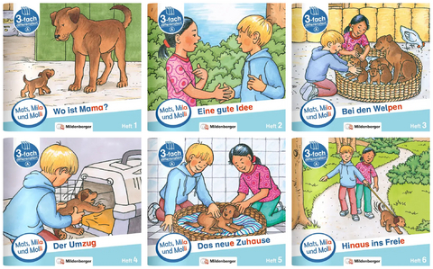 Paket &ndash; Mats, Mila und Molli &ndash; Heft 1&ndash;6, Schwierigkeitsstufe A - Helge Dr. Weinrebe