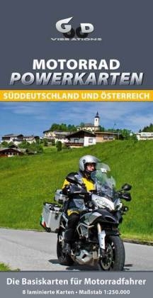 Motorrad Powerkarten S&uuml;ddeutschland und &Ouml;sterreich - Klaus Hinterschuster