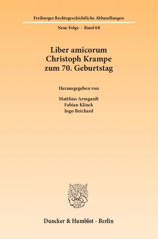 Liber amicorum Christoph Krampe zum 70. Geburtstag.