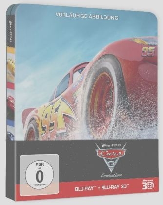 Cars 3 - Evolution 3D, 2 Blu-rays + 1 DVD