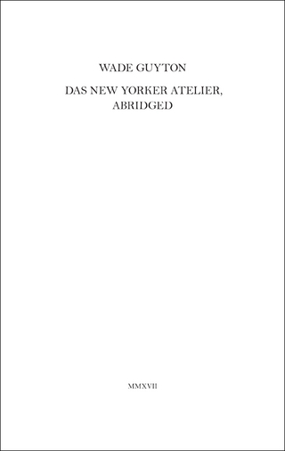 Wade Guyton. Das New Yorker Atelier, Abridged