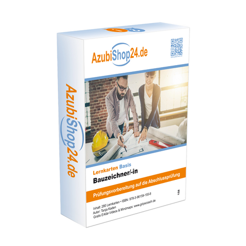 Bauzeichner / Bauzeichnerin Pr&uuml;fungsvorbereitung Lernkarten -  Princoso GmbH