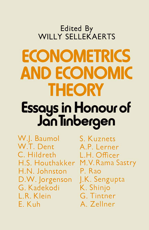 Econometrics and Economic Theory - 