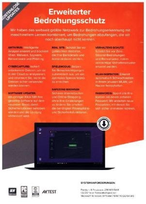 AVAST PRO Anti Virus 2018 - 1 PC, 1 DVD-ROM