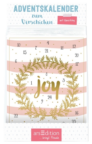 Display Adventskalender zum Verschicken. A5-Format