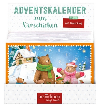 Display Adventskalender zum Verschicken Kindermotive Jatkowska