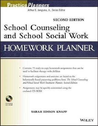 School Counseling and School Social Work Homework Planner - Sarah Edison Knapp
