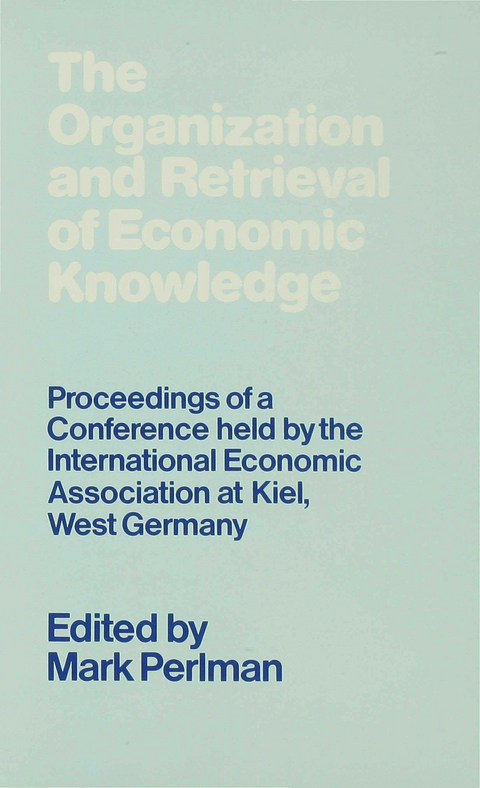 The Organization and Retrieval of Economic Knowledge - 