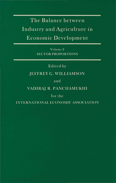 The Balance Between Industry and Agriculture in Economic Development - 