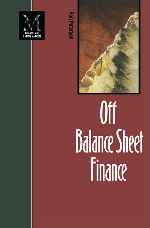 Off Balance Sheet Finance - Ron Paterson