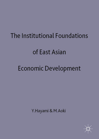 The Institutional Foundations of East Asian Economic Development