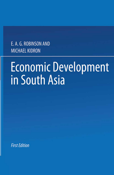 Economic Development in South Asia - M Kidrond