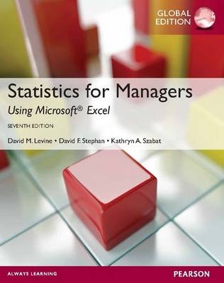 Statistics for Managers using MS Excel, plus MyMathLab Global with Pearson eText, Global Edition