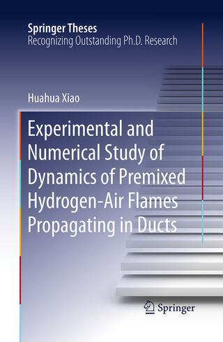 Experimental and Numerical Study of Dynamics of Premixed Hydrogen-Air Flames Propagating in Ducts