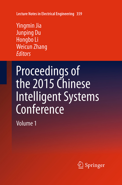 Proceedings of the 2015 Chinese Intelligent Systems Conference - 