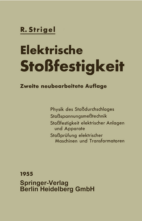 Elektrische Sto&szlig;festigkeit - Robert Strigel