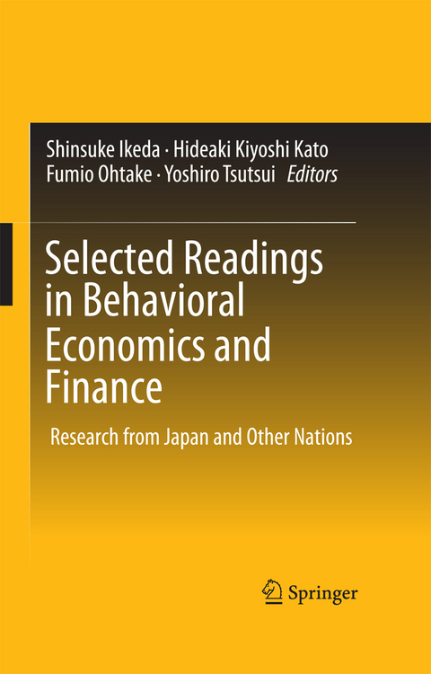 Selected Readings in Behavioral Economics and Finance - 