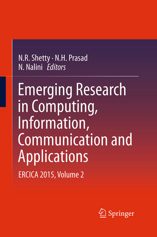 Emerging Research in Computing, Information, Communication and Applications