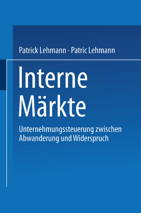 Interne M&auml;rkte - Patrick Lehmann