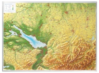 Relief Allg&auml;u Bodensee 1:200.000, Reliefkarte - Andr&eacute; Markgraf, Mario Engelhardt