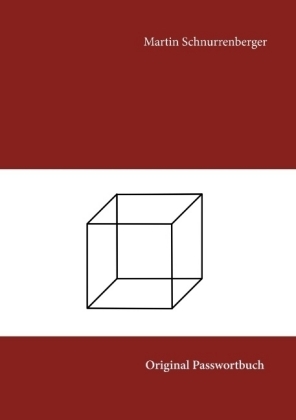 Original Passwortbuch - Martin Schnurrenberger
