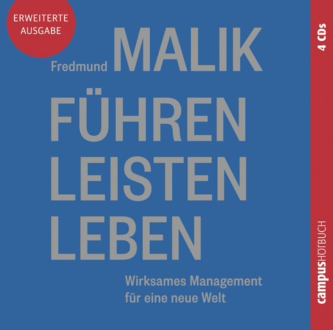 F&uuml;hren Leisten Leben - Fredmund Malik