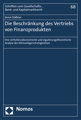 Die Beschränkung des Vertriebs von Finanzprodukten
