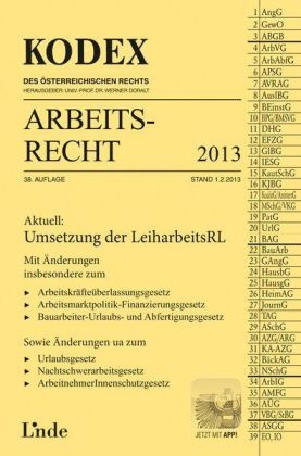 KODEX Arbeitsrecht 2013 - Edda Stech, Gerda Ercher