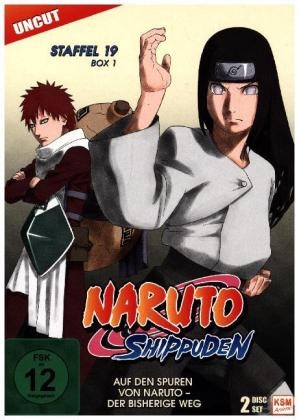 Naruto Shippuden - Auf den Spuren von Naruto - Der bisherige Weg. Staffel.19.1, 2 DVD