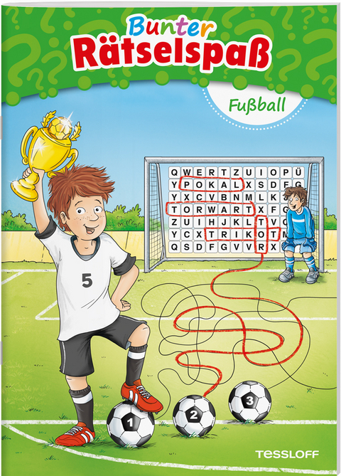 Bunter R&auml;tselspa&szlig; Fu&szlig;ball