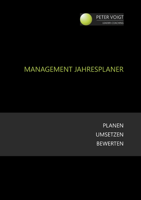 Management Jahresplaner - Peter Voigt