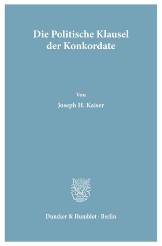 Die Politische Klausel der Konkordate.