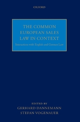 The Common European Sales Law in Context