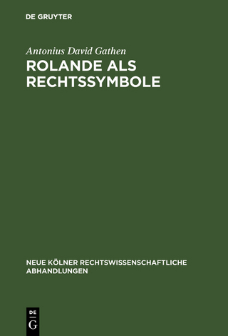 Rolande als Rechtssymbole